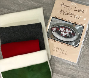 Be Mine Table Mat Wool Kit