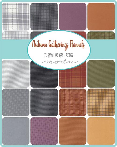 Autumn Gathering Flannel Charm Pack 49180 PPF