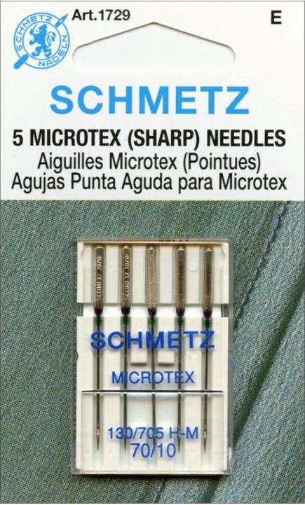 Schmetz Microtex Needles 1729
